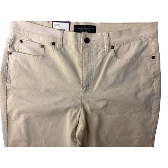 Lauren Jeans Co Ralph Lauren women Pants White FivePocket Classic Denim  12p 29 - Picture 6 of 11